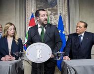 Triptychon der italienischen Rechten: Meloni, Salvini, Berlusconi
