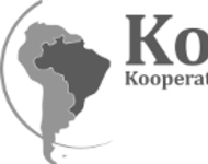 Das Logo von KoBra. Links ein Abbild von Südamerika auf dem Brasilien hervorgehoben ist. Rechts Namensschriftzug.