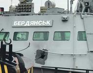 Ukrainisches Grenzschutzboot Berdjansk nach dem russischen Beschuss