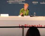 Tilda Swinton beim Filmfestival in Venedig