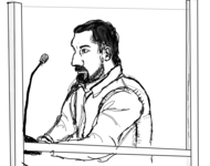 Dubravko Mandic am letzten Prozesstag vor dem Freiburger Landgericht