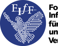 FIFF Forum Informatikerinnen für Frieden und gesellschaftliche Verantwortung Logo mit Digitaltaube