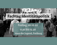 Sharepic zum Fachtag Identitätspolitik des iz3w