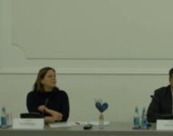 Svenja Böttger (Festivalleitung), Uwe Conradt (Bürgermeister Saarbrücken), Sabine Dengel (Geschäftsführung) auf der Pressekonferenz