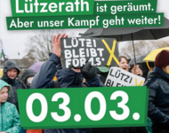 Lützerath ist geräumt Aber unser Kampf geht weiter - Klimastreik 03.03. 12 Uhr Platz der alten Synagoge Freiburg