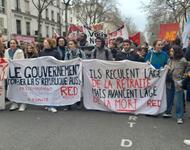 Demo in Paris gegen die Rentenreform am 29.03.2023