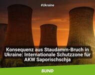 Konsequenz aus Staudamm-Bruch in Ukraine: Internationale Schutzzone für AKW Saporischschja