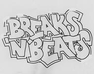 Skizze mit Schrift : Breaks n Beats