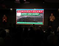 Foto: Demokratiecamp in der SC Lounge