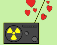 Radio mit Herzchen