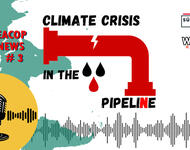 Sharepic zu den Schalgzeilen und Hintergründen rund um die ostafrikanische Rohölpipeline