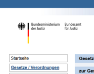 Screenshot am 23. Juli 2023: www.gesetze-im-internet.de/prostschg Links oben im Bild ein Paragraph, das Logo des Bundesministerium der Justiz."Gesetz zum Schutz von in der Prostitution tätigen Personen"