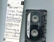 Casseette und Cassetten Beiblat vom Info 18.Mai1989