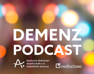 Logo Demenz Podcast der deutschen Alzheimer Gesellschaft und des Verlags Medhochzwei