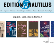 screenshot der Edition Natuilus Startseite: https://edition-nautilus.de/