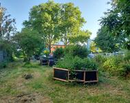 Hochbeete im Urbanen Garten "Urbi et Orbi" in Weingarten