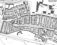 Kartenausriss Stadtteil Waldsee mit Gbiet der Erhaltungssatzung