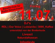 Ankündigungsflyer für das Radiofest