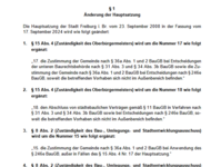 Text der Änderung der Hauptsatzung des Freiburger Rates - Entmachtung des Rates 