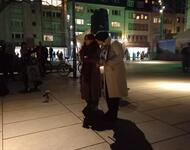 Zouleikha ben Nacer bei Gedenkkundgebung in Freiburg