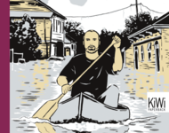 Buchcover Zeitoun - Ein Mann paddelt durch eine überschwemmte Stadt