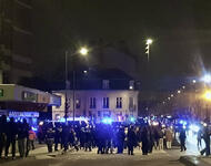 Polizei blockiert Antifas, die gegen eine Neonazi Kundgebung in Nancy protestieren