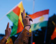 “Defend Rojava demo in Kreuzberg” (2019) 