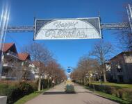 Ramadan-Beleuchttungsschild am Seepark