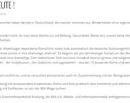 STAATENLOS - HEUTE !  Geschrieben von Tomas am 05.03.2026  rund 150 Tausend staatenlose Menschen leben derzeit in Deutschland; die meisten kommen aus Minderheiten ohne eigenen Staat im Rücken also Kurden, Palästinenser sowie Sinti/Roma.  Staatenlos zu sei
