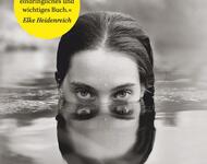 Buchcover Frauengesicht zur Hälfte im Wasser, zur hälfte das Spiegelbild