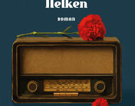Buchcover  ein altes Radio auf dem Nelken liegen