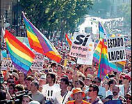Gay March 2005 in Spanien. Foto: Raystorm