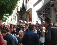 Verhinderte Räumung am 24.05.13 in Madrid - Foto: RDL