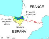 Das Baskenland - Quelle: Wikipedia