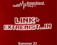 Programmzeitschrift Titel Sommer 23; LINK_Extremist_in